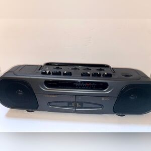 Vintage GPX Boombox Radio & 2 Cassette Players